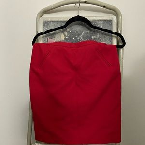 Loft Red Skirt